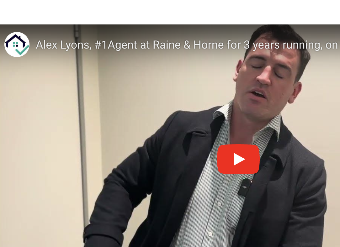 Alex Lyons, #1Agent at Raine & Horne for 3 years Running, On Why A Property Inspection Report Is Key